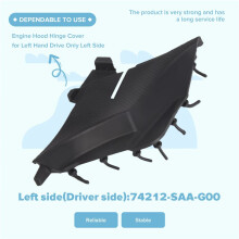 Engine Hood Hinge Cover for FIT JAZZ 2005 - 2008 GD1 GD3 74212-SAA-G00 for Left Hand Drive Only Left Side