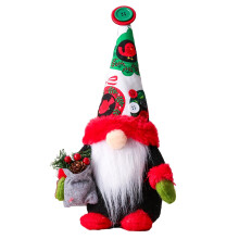 New Year Decor Three-Dimensional Faceless Doll Christmas Decoration Xmas Gifts Holiday Toys Elf Gnome Ornaments(A)