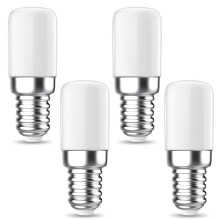 Fridge Bulb, 1.5W E14 LED Light Bulb, 150LM Warm White 3000K Saving Light Bulbs, for Fridge, Cooker Hood 4 Pack