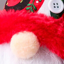 Decorazione di Capodanno Bambola Tridimensionale Senza Volto Decorazione di Natale Regali di Natale Giocattoli di Vacanza Gnomo Elfo Ornamenti (A)
