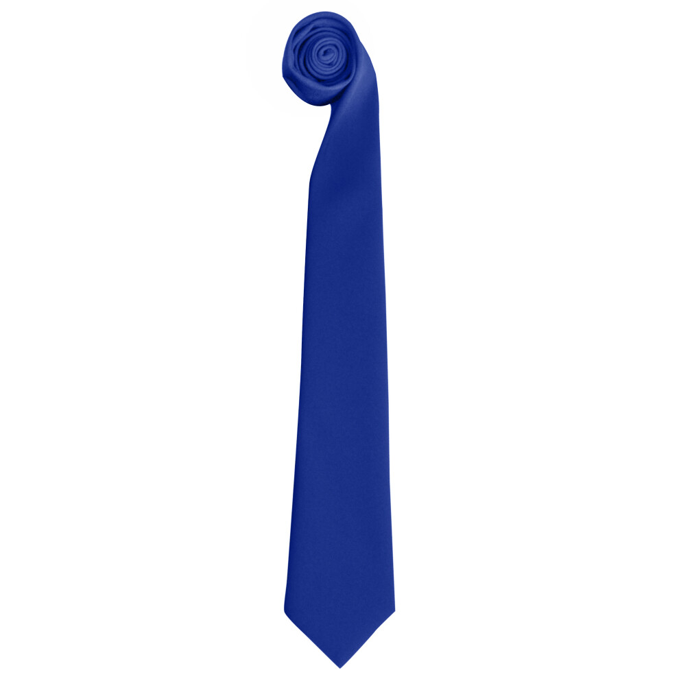 Premier (One Size, Royal) Tie - Men Plain Work Tie