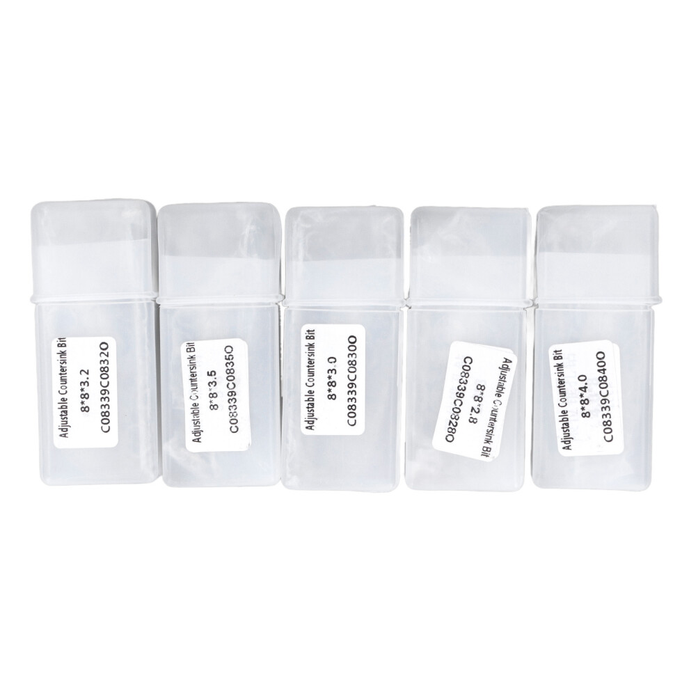 Countersink Drill Bit Set 5Pcs Alloy Steel