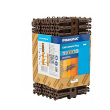 (7 x 30mm, Brown) Rawlplug Universal Plug (Pack Of 288)