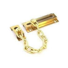 (80 x 35mm, Brass) Securit Steel Door Chain