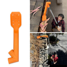 Gutter Cleaning Tool from Ground and Roof with Dual Modes Lightweight Durable Design