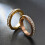Drehbarer Anti-Stress-Ring PinkGold 3