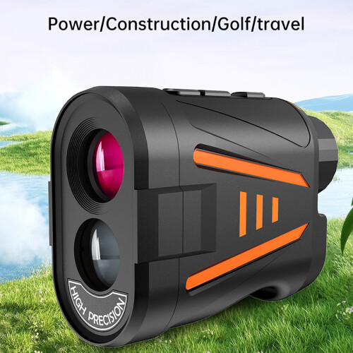 Laser Rangefinder with 1800m Precision, 6X Optical Zoom Black 2
