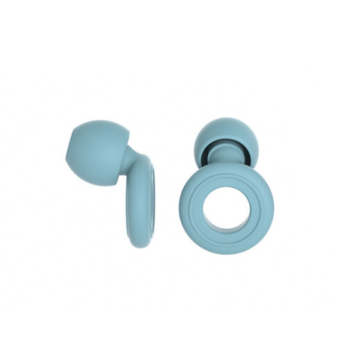Støjreducerende ørepropper med etui Grey+Blue 2