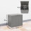 Outsunny Outsunny 93L Plastic Garden Storage Box, Storage Container w/ Handles Khaki 3