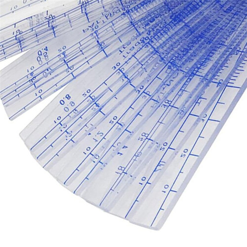 Plastic Feeler Gauge 0.05mm to 3mm Metric -Measuring Tool 21 Leaf 1
