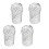 4 Pcs Gutter Downspout Guards 3.5 Inch Aluminum Leaf Filter Strainer Expandable Gutter Downspout Protector 2