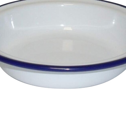 (16cm, White/Dark Blue) Nimbus Round Pie Dish 2