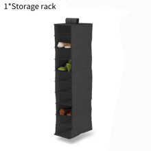 (Black,10 Layer)Hänge Aufbewahrungstasche Multifunktional Aufbewahrung Halter Regal Vertikal Schlafzimmer Würfel