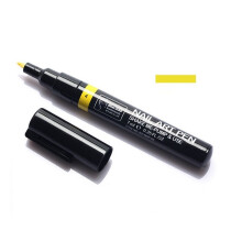 (Yellow)16 Colors Nail Art Pen Painting Design Tool Drawing Uv Gel Polish Manicure Il