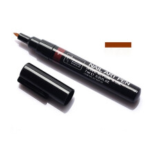 (Brown)16 Colors Nail Art Pen Painting Design Tool Drawing Uv Gel Polish Manicure Il
