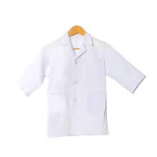 (M)Kids Doctor Costume Lab White Coat Cosplay Uniform Halloween Fancy Party Prop