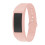 (Pink,L)Soft Rubber Replwatch Strap Solid Color Fashion Simple Daily Material Tpu 1