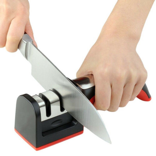 2 For Stages Kitchen Knife Sharpener Sharpening Stone Carbide Tools Ceramic 2