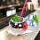 2Pcs Disco  Cups with Straw, Disco Flash  Cocktail Cup, Disco Cowboys Hat Cups, Flash Cocktail Cup Silver+White 1