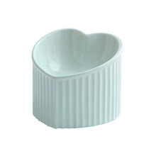 Ceramic Raised Cat-Bowls,Tilted Elevated Food or Water Bowls,Stress Free,Backflow Prevention,Dishwasher Microwave Safe A