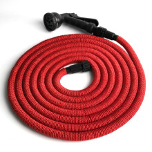 (Red,75ft)Upgraded Seamless Weaving Expandable Water Hose Gardening And Car Pipe Washing