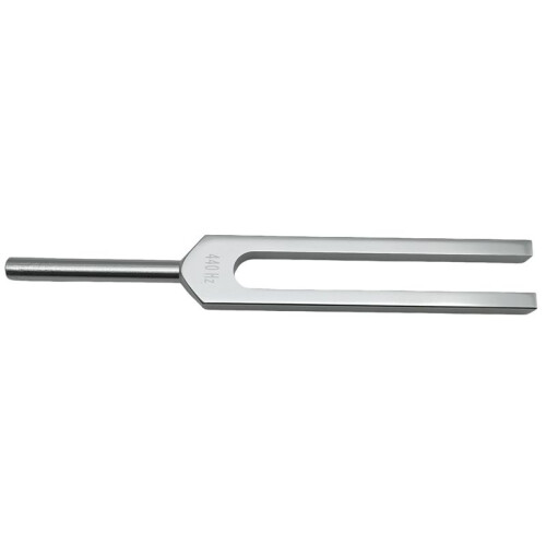440Hz Aluminum Alloy Tuning Fork, Tuning Fork with Hammer for Nervous System Testing Sound Healing Therapy 2