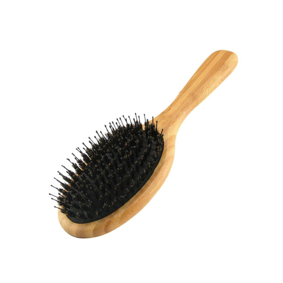 Boar Bristle Hair Brush Wooden Anti-Static Detangle Brush Hair Scalp Massage Comb Air Cushion Styling Tools for Women