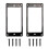 Metall Humbucker Pickup  Cover Rambyte Kompatibel med LP Gitarrmontering Elgitarrer (Svart) 1