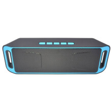 (Blue)Bluetooth Speaker Fashion Simple Classic Home Outdoor Portable Wireless Car