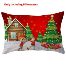 (Style B) Case Stylish Pillow And Comfortable Retro Cartoon Christmas Room Living Bedroom