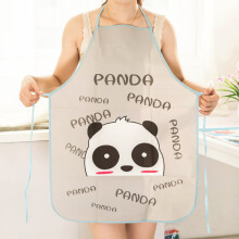 (Panda)Kaninchen Panda Halbkörper Schürze Küche Ölfest Wasserflecken Ärmellos Resistent
