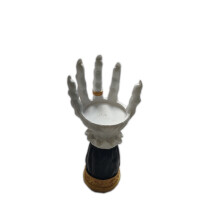 (25*3.1cm/9.8*3.1in) Bath Works Body Halloween 2021 Witch Hand Pedestal Single Holder Wick Candle