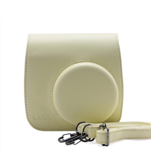 (Beige Yellow)Suitable For Fujifilm Instax Mini 8 9 Digital Protective Camera Case Covers