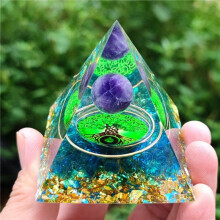 (19)Orgonit Chakra Energie Pyramide Aura Wahrsagung Yoga Meditation Basteln Ornamente