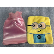 (TwoEyesMinion)Cartoon Mini Pvc Warm Water Bag Suitable Indoor Outdoor Emergency Heating
