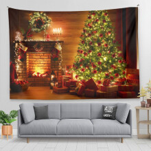 (Tapestry12, 38X65CM/14.9X25.5in) Tapestry Backdrop Christmas Photo Photography Props Background Cloth Decor Party