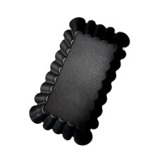 2 Moldes para Hornear Pasteles de Crema de Acero Al Carbono Antiadherentes de 0,6 mm para Tartas, Pasteles de Queso, Moldes para Quiche y