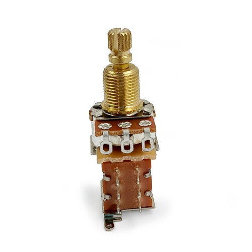 1St Gitarr Push/Push Potentiometer Kortskaft Push Push Potentiometer Elektrisk Gitarrpott A500K för Gitarrbasdelar 1