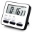 Kitchen Timer Count Down Count ,Multifunctional Alarm Clock,Desk Clock,Black 1
