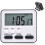 Kitchen Timer Count Down Count ,Multifunctional Alarm Clock,Desk Clock,Black 5