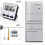 Kitchen Timer Count Down Count ,Multifunctional Alarm Clock,Desk Clock,Black 2