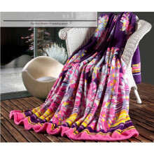 (Fireworks, 150X200CM) Coral Fleece Lightweight Blanket Durable Fabric Modern Style Couch Bed Supplies