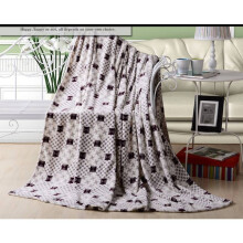 (Lattice, 100X150CM) Coral Fleece Lightweight Blanket Durable Fabric Modern Style Couch Bed Supplies