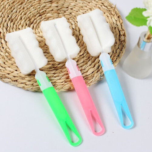 (Random 1pcs)Bottle Sponge Brush Glass Pot Washing Kitchen Cleaningtool For Cup Wineglass 1