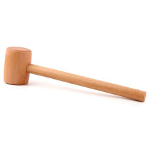 Schnitzhammer Aus Buchenholz und Leder, Hammer, DIY-Lederwerkzeuge, Hammer, Klopfen, Installationshammer
