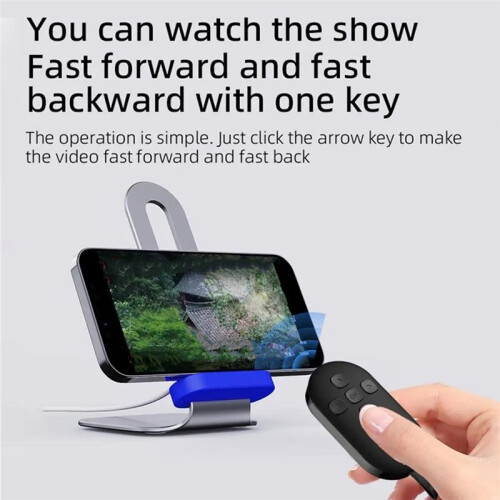 Bluetooth5.0 Mobile Phone Remote Control Button for Mobile Phone Selfie Shutter E-Book Page Turning Wireless ControllerA 2