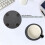 6 Pack Round Rock Drink Coasters, 4 Inch Rock Stone Coasters Bulk Cup Coasters with Anti-Scratch Bottom 3