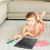 (Black)Handwriting Tablet Drawing Tablet Paperless Digital Notepad Abs Lcd Inches 85 2