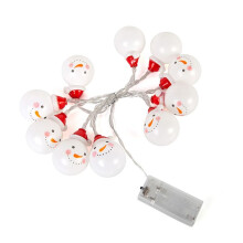 LED Sneeuwmannen Lichtslinger Buiten voor Kerst Tuin Decor voor Vakantie Verlichting Decor Bruiloft Decor Licht 1,5M 10 Lamp