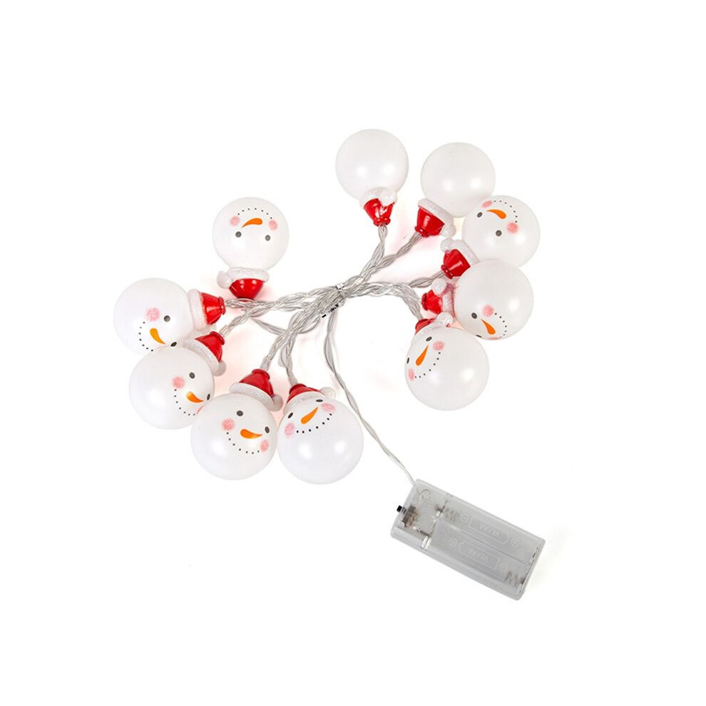 Led Snowmans String Light Outdoor For Christmas Garden Decor For Holiday Lighting Decor Wedding Decor Light 1.5M 10 Lamp 6032544071028